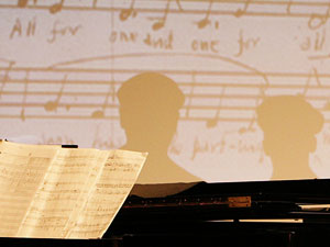 Performance with Video Projection