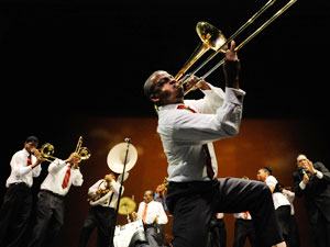 Big Band Performance Neighborhood Concert