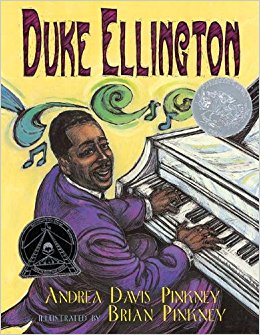 Illustration of Duke Ellington at the piano