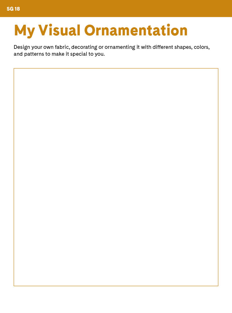 "My Visual Ornamentation" student activity chart