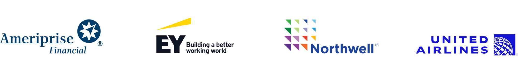 Ameriprise Financil, EY, Northwell, United Airlines