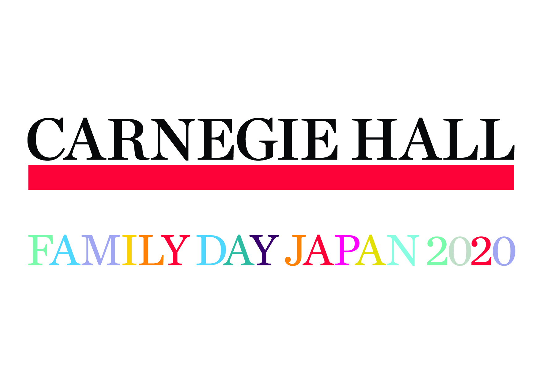 Carnegie Hall Family Day Japan 2020