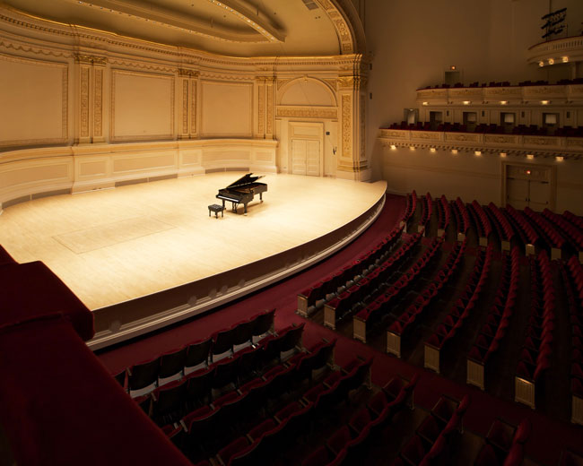 Carnegie Hall Seating Chart View