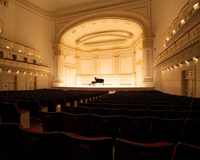 Carnegie Hall Seating Chart View