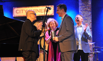 Jeremy Geffen Receiving Award BOAC