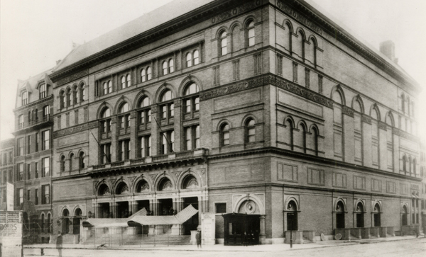 Carnegie Hall, 1891